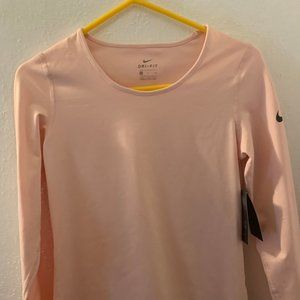 Pink Nike DryFit Long Sleeve
